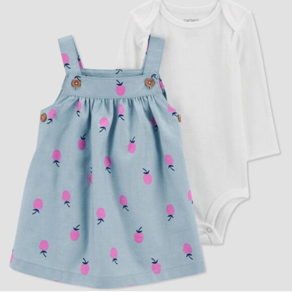 Carter's Raspberry Dress Size 12m